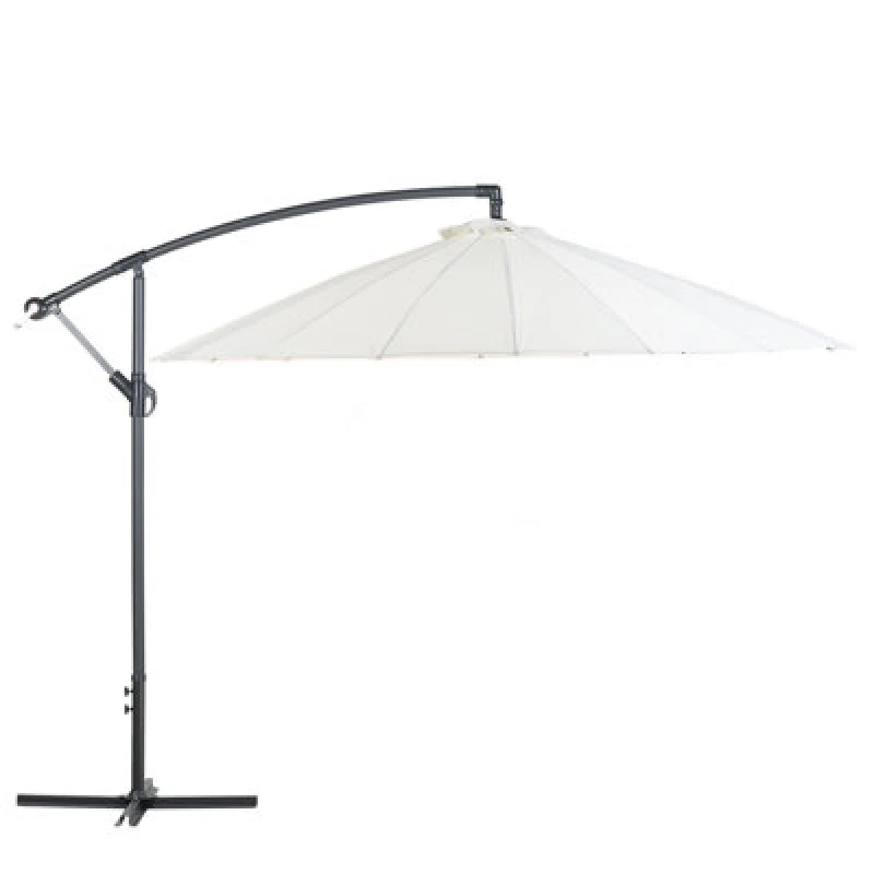 Image of Beliani Cantilever Parasol 268cm Calabria Ii Light Beige