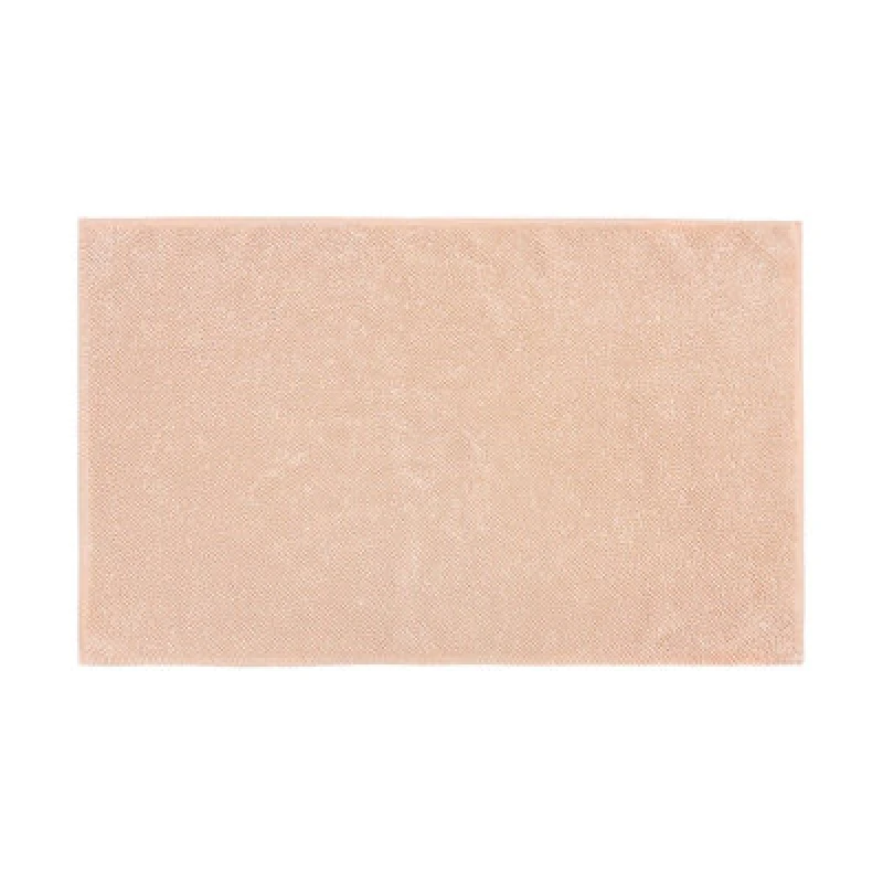 Image of Misona Luxury Loop Reversible Organic Cotton Bath Mat - Blush Pink