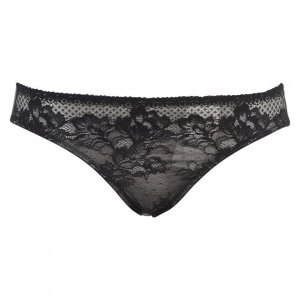 Image of Wacoal Lace To Love Thong - BLKBlack