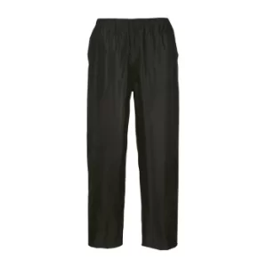 Image of Classic Mens Water Splash Rain Trousers Black L