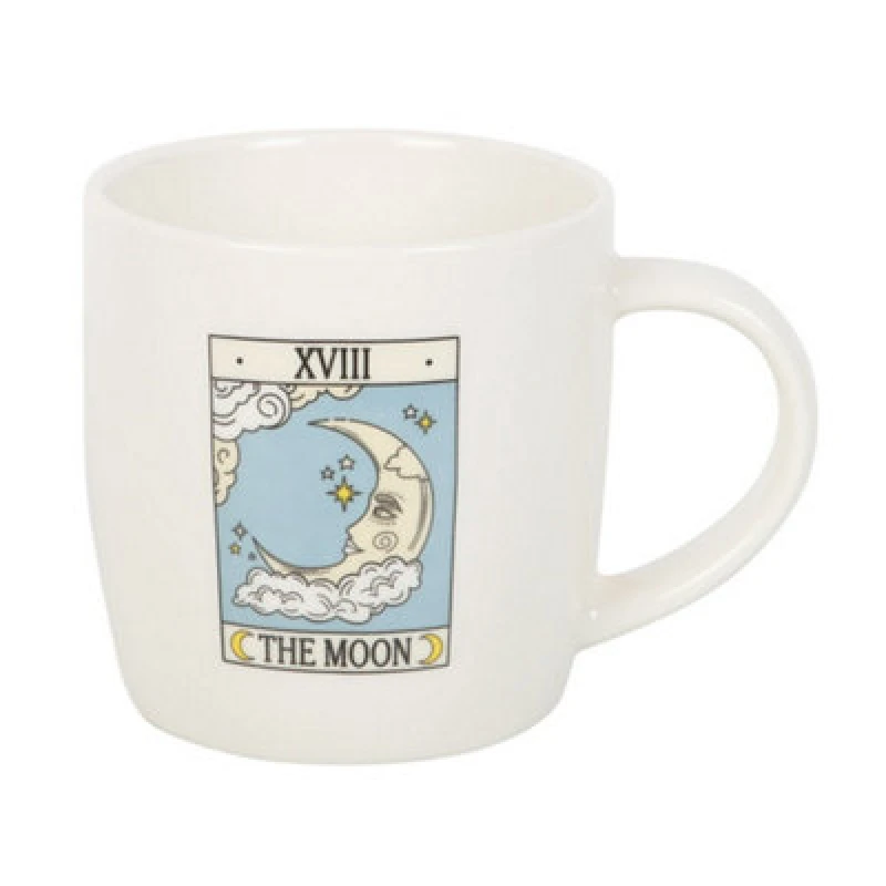 Image of Something Different Something Different Tarot The Moon Mug in White White One Size Unisex 5063750271590