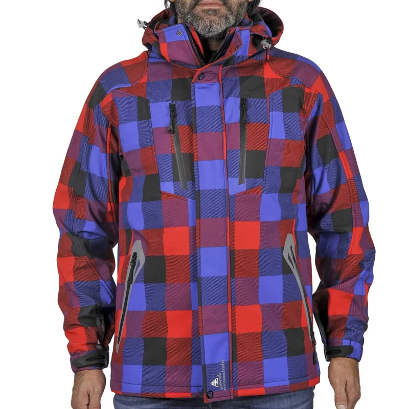 Image of Peak Mountain Softshell jacket Peak Mountain Cina Bleu Male M CINA-BLEU