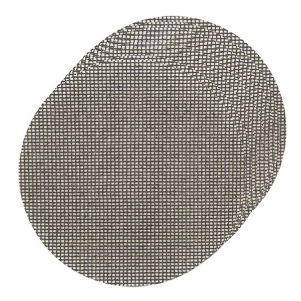 Image of Silverline Hook & Loop Mesh Discs 150mm 10pk - 4 x 40G, 4 x 80G, 2 x 120G