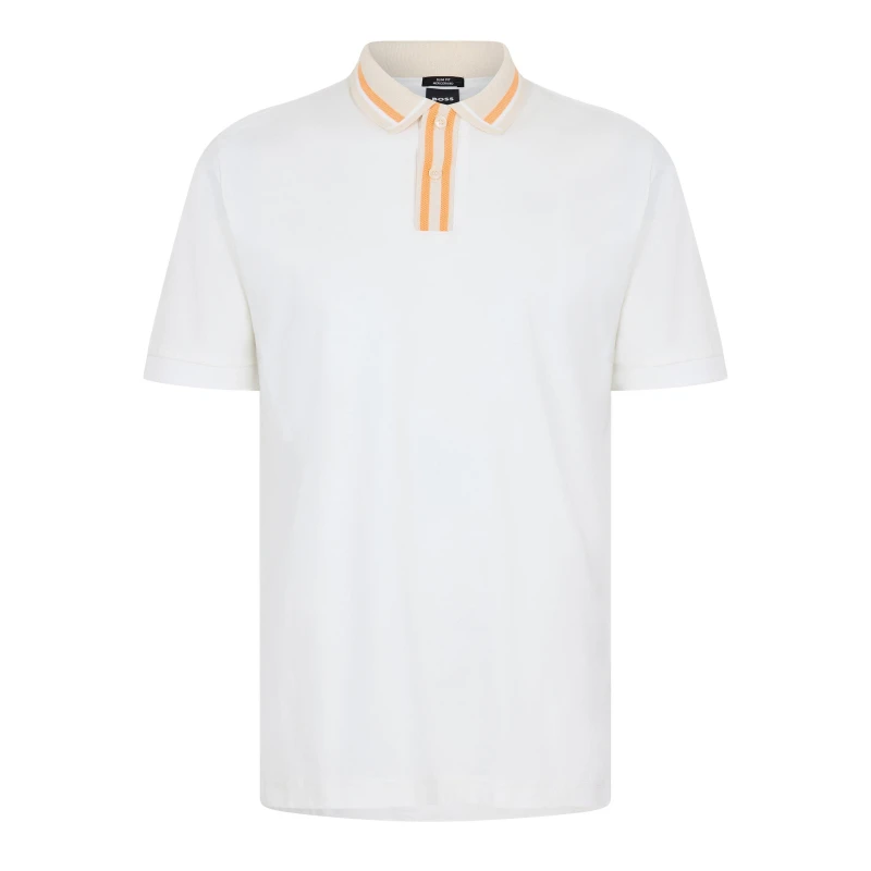 Image of Boss Mens Phillipson Short Sleeve T-Shirt White male S