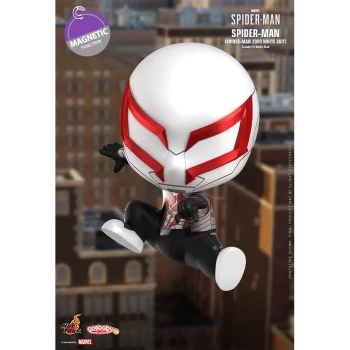 Image of Hot Toys Cosbaby Marvel's Spider-Man [Size S] - Spider-Man (Spider-Man 2099 White Suit Version)