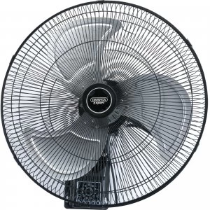 Image of Draper HVW20 Wall Mounted Remote Control Fan 20"