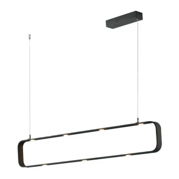 Image of Fan Europe Lighting - Fan Europe MOKA LED Pendant Ceiling Light Brown 3150lm 4000K Dimmable 100x16x6.5cm