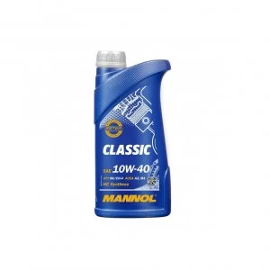 Image of MANNOL 1L Classic Semi-Synthetic Engine Oil 10W-40 API SN/CH-4 ACEA A3/B6
