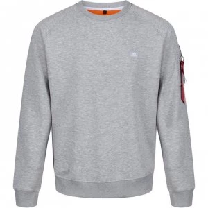 Image of Alpha Industries X Fit Sweatshirt - Grey