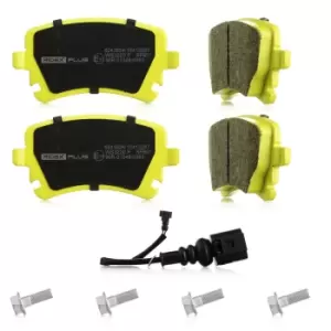Image of RIDEX PLUS Brake pad set Rear Axle 402B0155P Brake pads,Brake pad set, disc brake VW,AUDI,Transporter V Bus (7HB, 7HJ, 7EB, 7EJ, 7EF, 7EG, 7HF, 7EC)