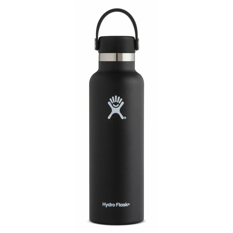 Image of Standard bottle Hydro Flask mouth with stainless steel cap 21 oz Noir Unisex TU