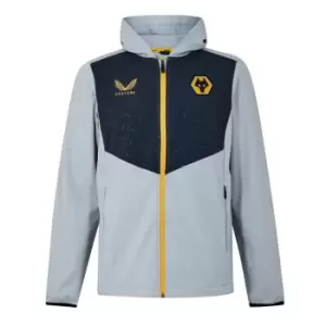 Image of Castore Wolves Home Jacket Mens - Silver