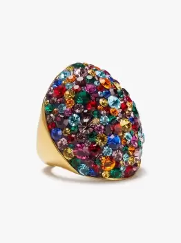 Image of Kate Spade Rainbow Dot Mood Ring, Multi, L1/2