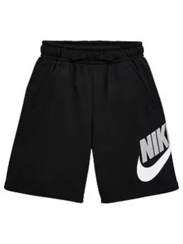 Image of Nike Boys Sportswear Club Short - Black, Size Age: S = 8-10 Years