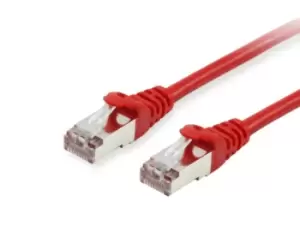 Image of Equip Cat.6 S/FTP Patch Cable, 0.5m, Red