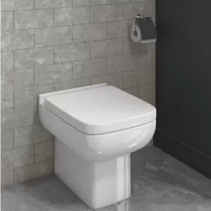 Image of Back to Wall Toilet with Soft Close Seat - Seren