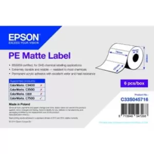 Image of Epson PE Matte 76mm x 127mm 960 White