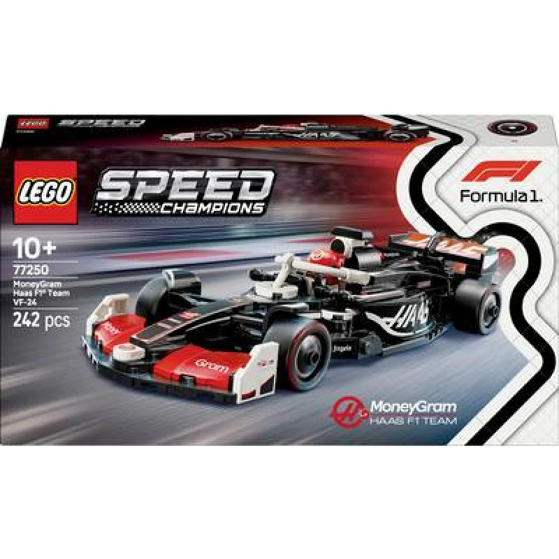 Image of LEGO Speed Champions MoneyGram Haas F1 Team VF-24 Race Car 77250 Toys