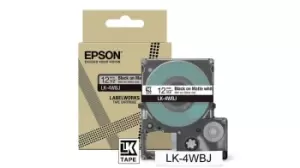 Image of Epson C53S672062/LK-4WBJ DirectLabel-etikettes Black on white matt...