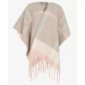Image of Barbour Isla Boucle Serape Scarf - Pink