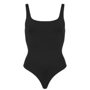 Image of GOOD AMERICAN Modern Tank Bodysuit - Black