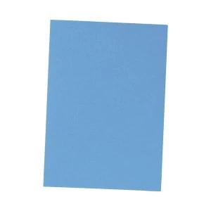 Image of 5 Star Office A4 Binding Covers 240gsm Leathergrain Blue Pack of 100