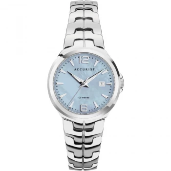 Image of Accurist Blue And Silver Watch - 8336