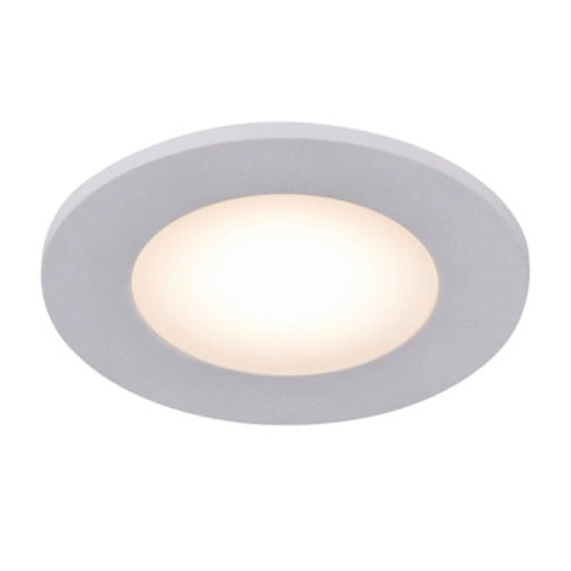 Image of Nordlux Leonis Plastic Downlight 3 Pack White,mains Led