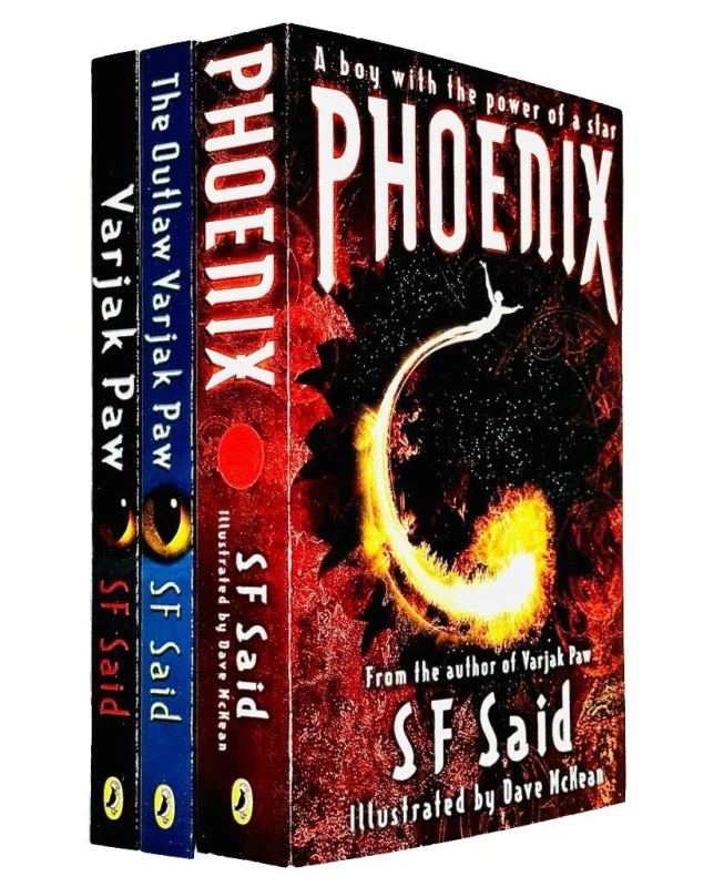 Image of SF Said 3 Book Set Varjak Paw The Outlaw Varjak Paw Phoenix SF Said Books
