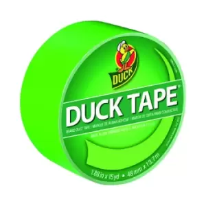 Image of Ducktape Coloured Tape 48mmx13.7m Neon Green (Pack of 6) 1265018