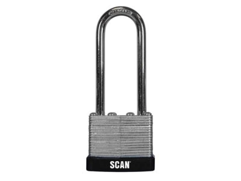 Image of Scan Laminated Steel Padlock 40mm Long Shackle