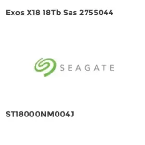Image of Exos X18 18Tb Sas 2755044