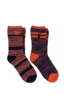 Image of Twin Pack Cotton Ankle Socks