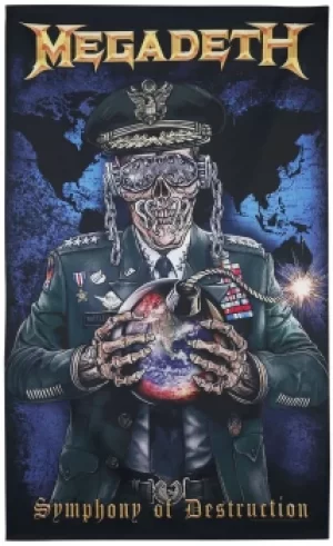 Image of Megadeth Symphony Of Destruction Flag multicolour