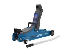Image of Sealey 1020LEB 2 Tonne Trolley Jack Low Entry Short Chassis Blue
