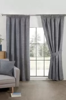 Image of Aztec Pencil Pleat Curtains Curtain Pair