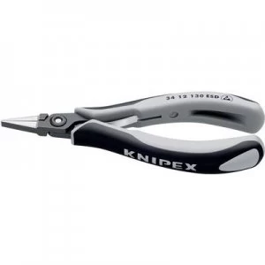 Image of Knipex 34 12 130 ESD ESD Flat nose pliers Straight 135 mm