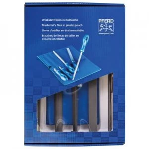 Image of PFERD 11801542 Workshop file set 250 mm cut 2 in PVC roll-up bag including outer carton 250 mm