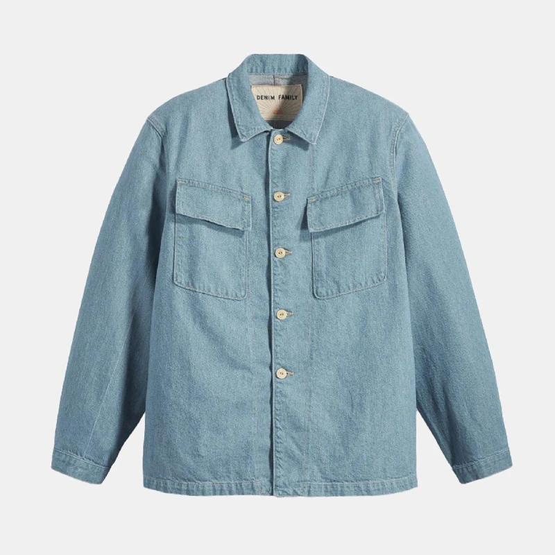 Image of Levis Mens Df Shacket Overshirt Blue Indigo Rns male XS
