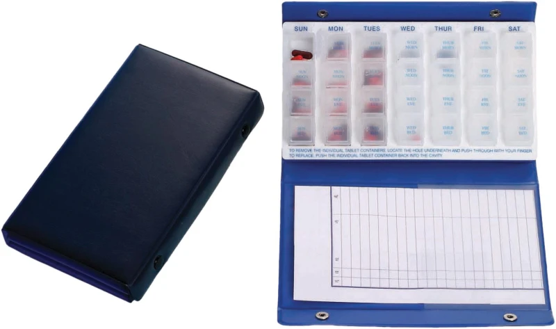 Image of AIDAPT 7 Day / Week Day 4 Compartment Pill Dispenser ELV-123874