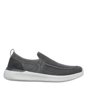 Image of Skechers Lattimore Warner Mens Slip on Trainers - Grey