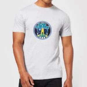 Image of Atari Star Raiders Mens T-Shirt - Grey - L