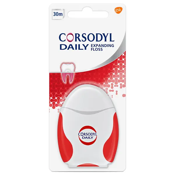 Image of Corsodyl Daily Expanding Dental Floss 30m