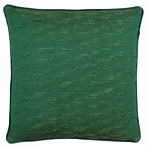 Image of Riva Paoletti Chiswick Cushion Cover (50x50cm) (Magenta/Emerald) - Magenta/Emerald