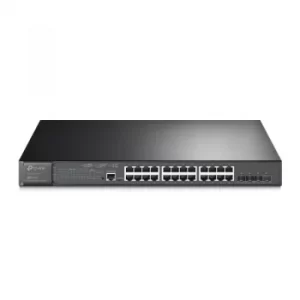Image of TP Link JetStream 24-Port Gigabit and 4-Port 10GE SFP+ L2+ Managed Swi