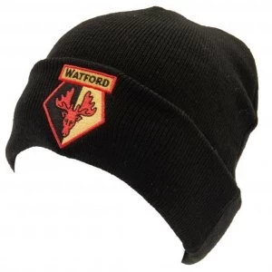 Image of Watford FC Turn Up Knitted Hat