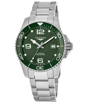 Image of Longines HydroConquest Automatic Green Dial Steel Mens Watch L3.782.4.06.6 L3.782.4.06.6