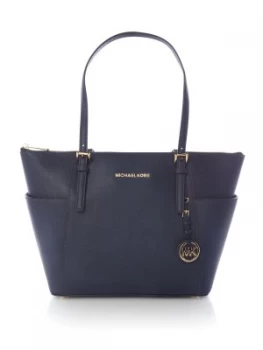 Image of Michael Kors Jetset item top zip tote bag Blue
