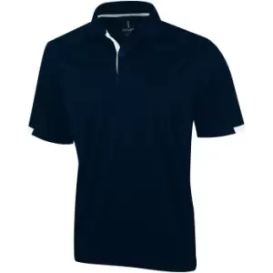 Image of Elevate Mens Kiso Short Sleeve Polo (XL) (Navy)