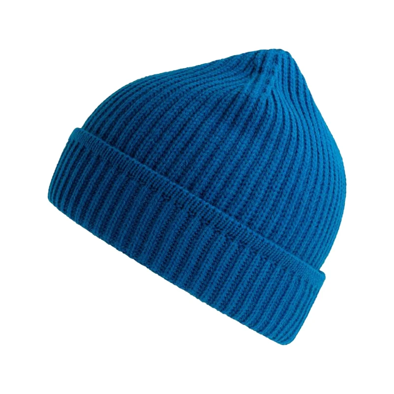 Image of Atlantis Atlantis Men Maple Ribbed Beanie in Blue Blue One Size Male 5063300870068